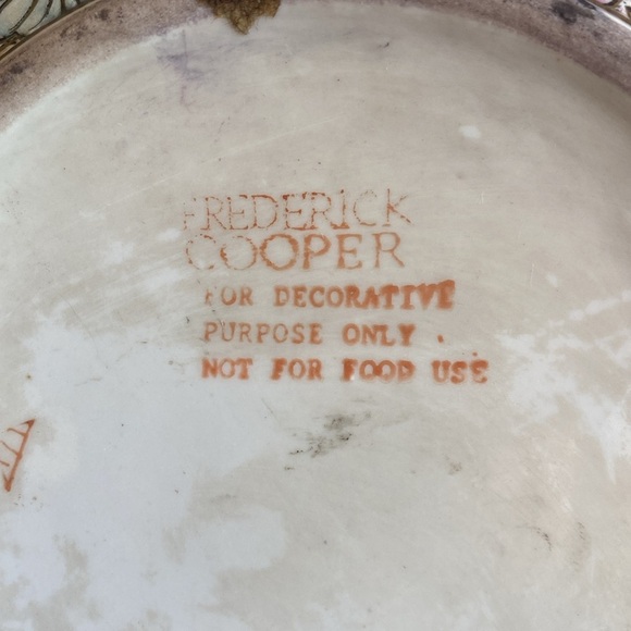 Vintage Frederick Cooper stamped (171) trinket bowl with lid - Picture 5 of 9